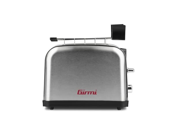 Girmi TP56, 2 skiver, Rustfritt stål, Rustfritt stål, Knapper, Nivå, Rotasjon, 850 W, 220 - 240 V