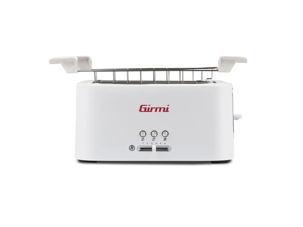 Girmi TP91, 4 viipale(i)ta, Valkoinen, Muovi, Painikkeet, Vipu, 1630 W, 220 - 240 V