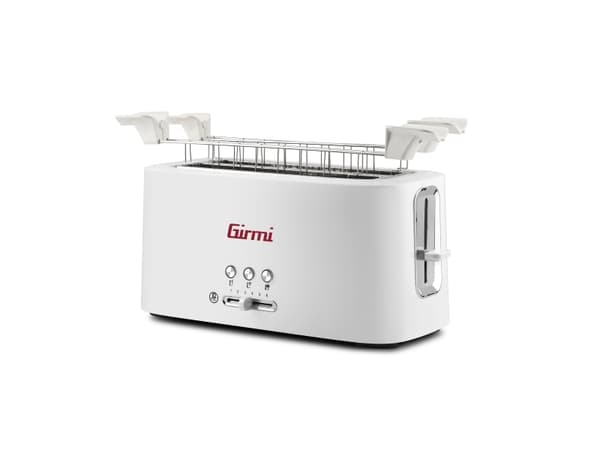 Girmi TP91, 4 viipale(i)ta, Valkoinen, Muovi, Painikkeet, Vipu, 1630 W, 220 - 240 V