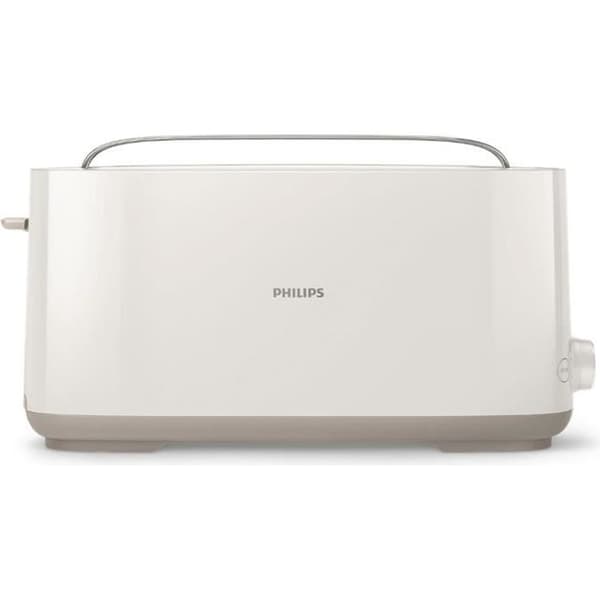 PHILIPS HD2590/00 brödrost - 1 plats - Justerbar termostat - Uppvärmnings- och avfrostningsfunktion - Vit
