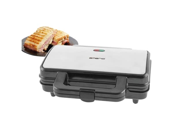 Emerio sandwich brødrister 2-skjærs brødrister XXL skallform