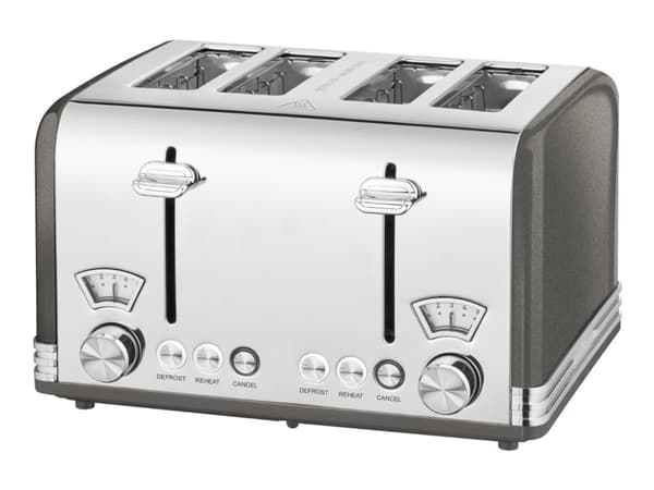 ProfiCook PC-TA 1194 - Brødrister - 4 skive - 4 Spor - antrasitt