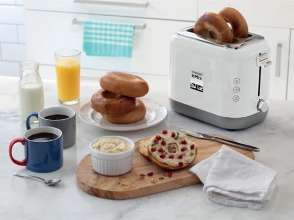 Kenwood Electronics TCX751WH, 2 viipale(i)ta, Valkoinen, Metalli, Painikkeet, Rotaatio, 900 W, 160 mm