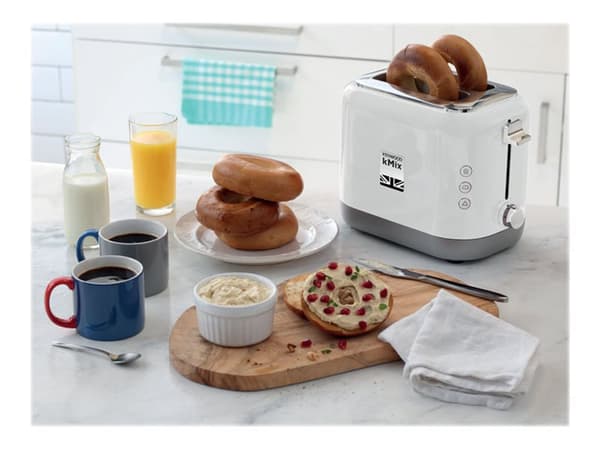 Kenwood Electronics TCX751WH, 2 viipale(i)ta, Valkoinen, Metalli, Painikkeet, Rotaatio, 900 W, 160 mm