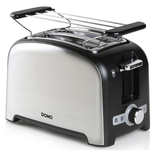 Domo Brödrost 2 skivor 900w svart - do959t