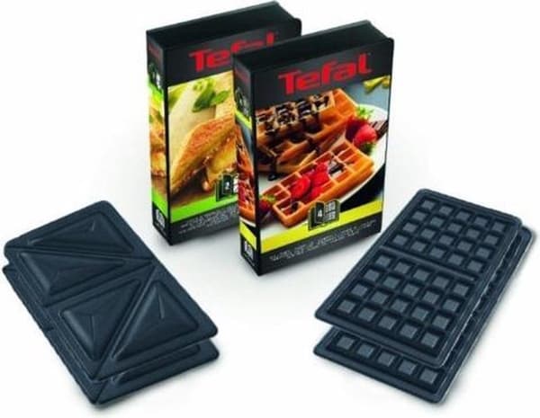 Tefal Snack Collection SW 852 D sandwichmaskine 700 W Sort, rustfrit stål