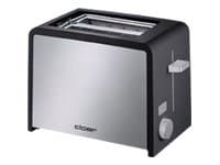 Cloer Toaster 3210, 2 viipale(i)ta, Musta, Hopea, 145 mm, 265 mm, 180 mm, 1,36 kg