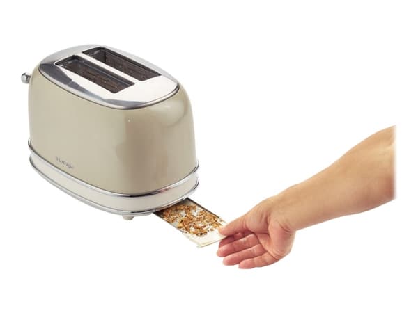 Ariete 0155, 2 levy(ä), Beige, Metalli, Nupit, Kääntyvä, 810 W, 190 mm