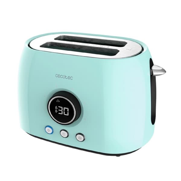 Cecotec Toaster with digital display and 2 short slots for 2 slices of toast