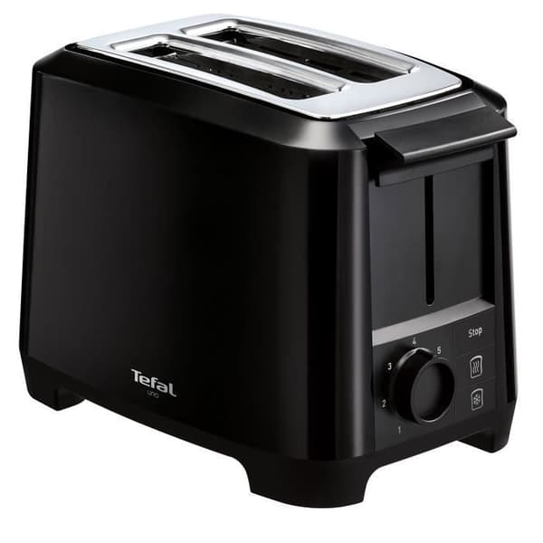 Brödrost - Tefal - tt1408 - Svart - 2 skivor - 2 platser