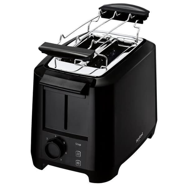 Brödrost - Tefal - tt1408 - Svart - 2 skivor - 2 platser