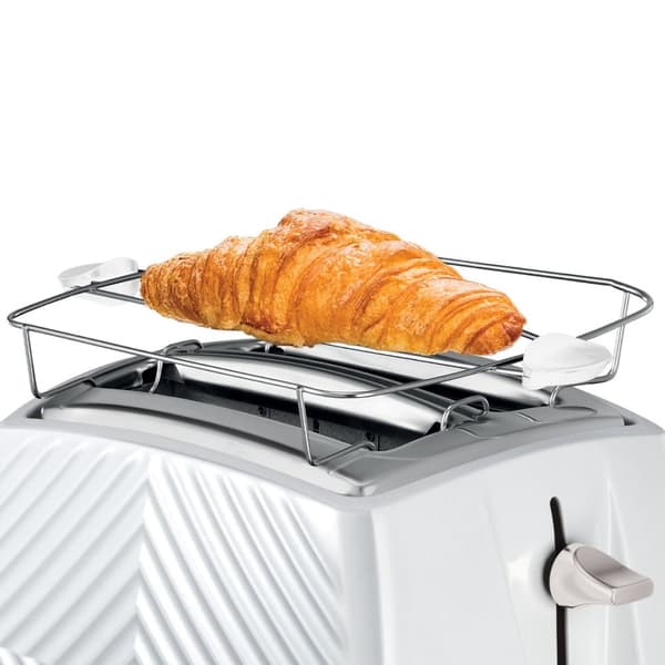 Russell Hobbs Brødrister Hvit Groove 2S Toast 26391-56