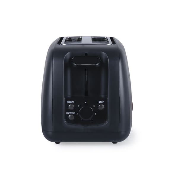 Brödrost - toaster - 2 skåror - 7 nivåer - 900W - svart