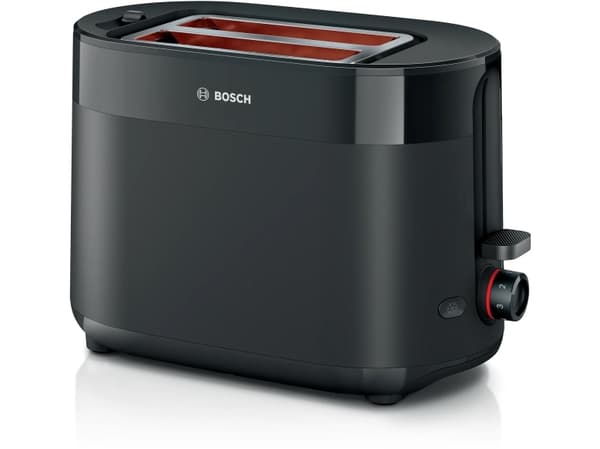 Bosch MyMoment TAT2M123 - Brødrister - 2 skive - 2 Spor - svart