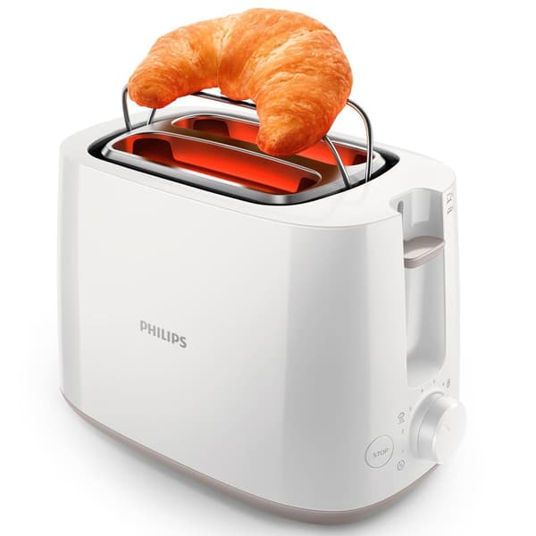 Philips Brødrister Hd2581 Hvid One Size / EU Plug