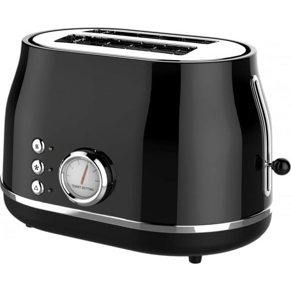 Witt Premium Retro WPRT -brødrister, sort