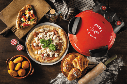 Ariete Elektrisk pizzaovn, rød