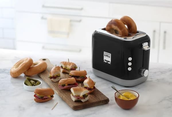 Kenwood TCX751BK - Brødrister med bagelfunksjon, 2 plater