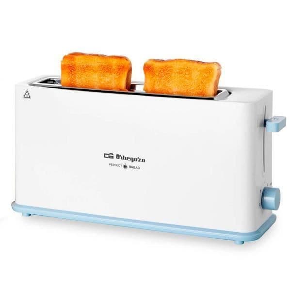 ORBEGOZO TO4014 elektrisk brödrost - Vit - 850W - 7 effektnivåer - Automatisk avstängning