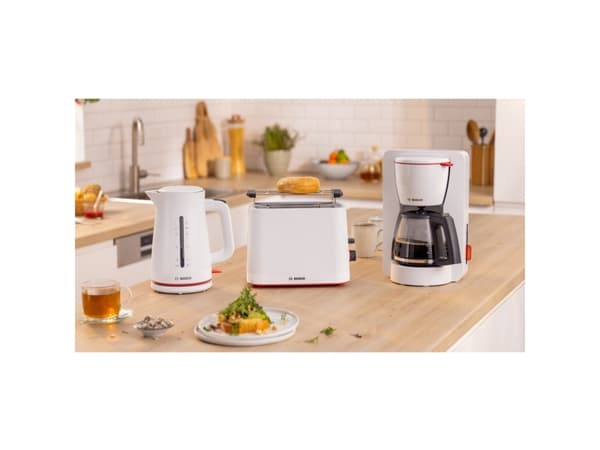 Bosch TAT3M121, 4 levy(ä), valkoinen, taso, kääntyvä, 950 W, 220 - 240 V, 50/60 Hz