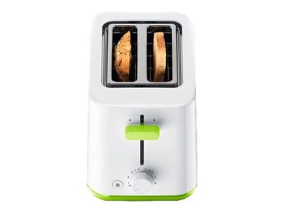 Braun Breakfast1 HT1010GR - Brødrister - 2 skive - 2 Spor - hvit/grønn