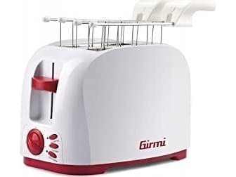 Girmi TP1101, 2 viipale(i)ta, Punainen, Valkoinen, Muovi, Rotaatio, 800 W, 230 V