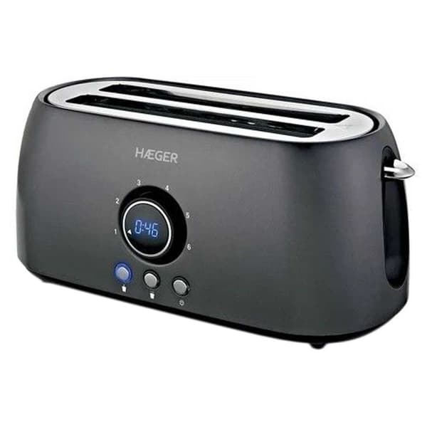 Haeger Toaster Med Dobbelt Slot Future Plus 1400w Sort One Size / EU Plug