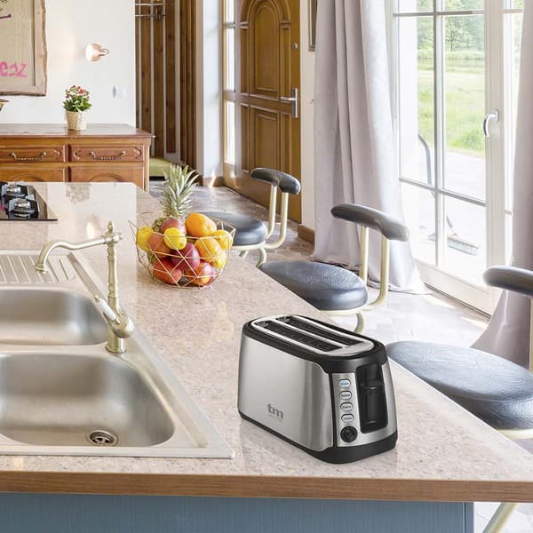 Tm Electron Toaster Med Dobbelt Slot Tmpts005 Xxl 1400w Søvfarvet One Size / EU Plug