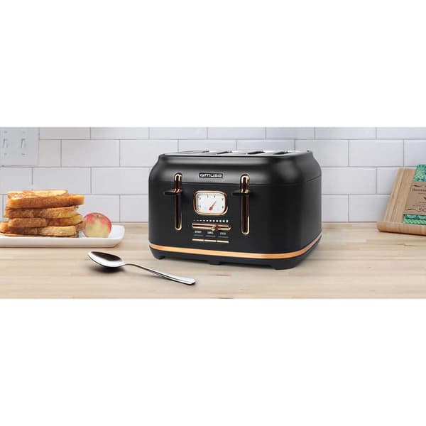 Muse Ms-131 Bc 4 Skive Brødrister Gylden One Size / EU Plug