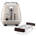 Miniatyrbillede 4 af 6: Delonghi Brødrister Ctov 2103 900w Beige One Size / EU Plug