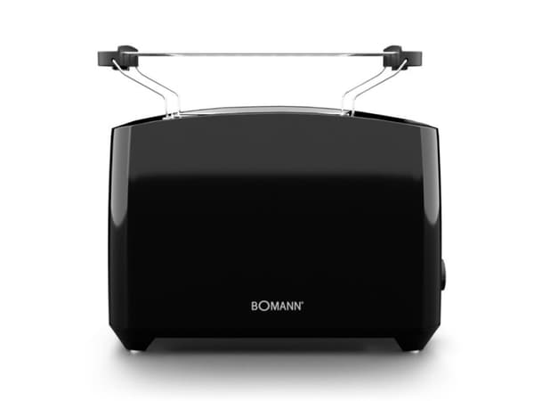Bomann TA 6065 CB, 2 skiver, Sort, 750 W, 220 - 240 V, 650 W, 50/60 Hz