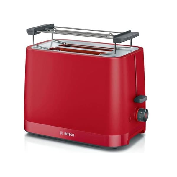 Bosch 2-fack brödrost 950w röd - TAT3M124