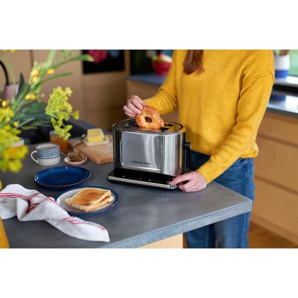 Russell Hobbs Kaksipaikkainen Leivänpaahdin 26210-56 Hopeinen