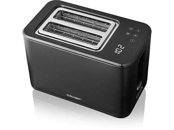 Cloer 3930, 2 levyä, musta, muovi, taso, kosketus, 900 W, 220 - 240 V