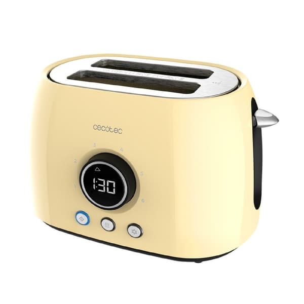 Cecotec Opretstående Brødrister Classictoast 8000 Yellow Double Gul One Size / EU Plug