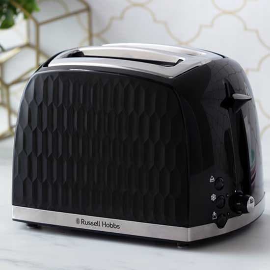 Russell Hobbs Toaster Honeycomb Negro 26061-56