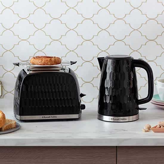Russell Hobbs Toaster Honeycomb Negro 26061-56