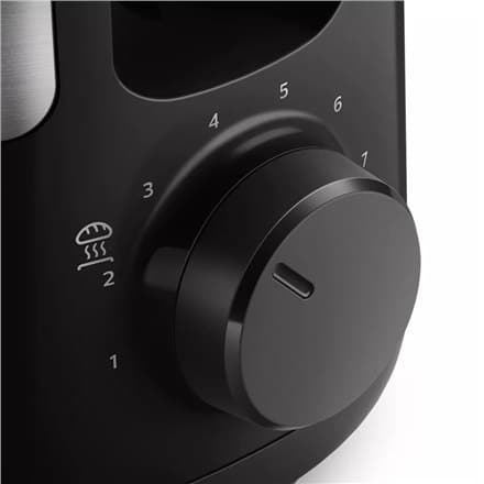 Philips | HD2692/90 Viva Collection | Brødrister | Effekt 950 W | Antal pladser 2 | Husmateriale Metal/Plast | Sort