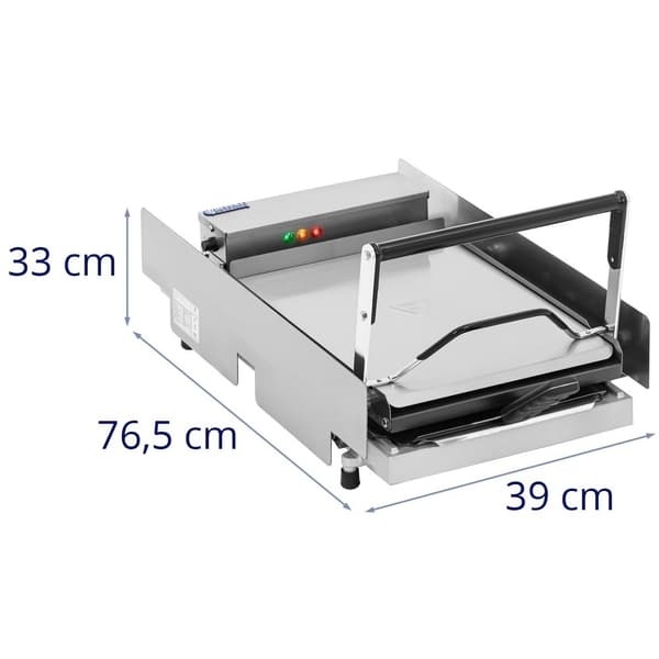 Royal Catering - Brödrost för hamburgerbröd - Timer med alarm - 320 x 440 mm - 0-250 °C - Royal Catering
