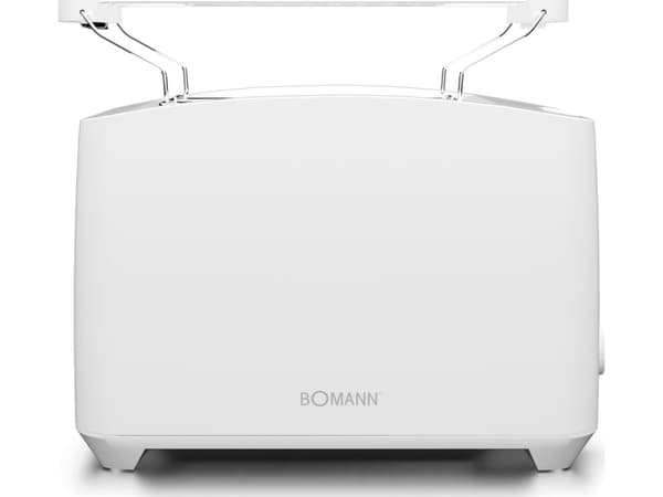 Bomann TA 6065 CB, 2 skivor, Vit, Knappar, Rotations-, 750 W, 220 - 240 V, 650 W