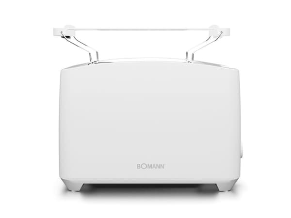 Bomann TA 6065 CB, 2 skivor, Vit, Knappar, Rotations-, 750 W, 220 - 240 V, 650 W