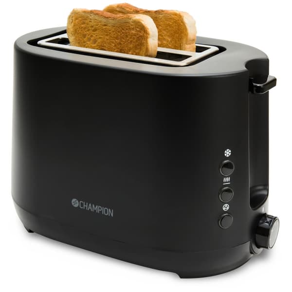 Champion Brødrister 2 plater 750W BR300 Matt svart