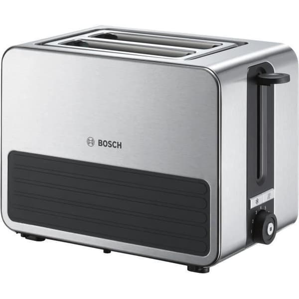 BOSCH TAT7S25 brödrost - Rostfritt stål - Dubbla spår - Avfrostnings- och återuppvärmningsfunktion