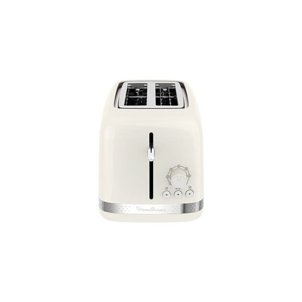 MOULINEX Soleil 850W brödrost med 2 fack - Elfenben - 7 brunningsnivåer