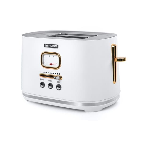 Muse MS-130W - Brödrost, 2 platser - avfrostning - 1000W