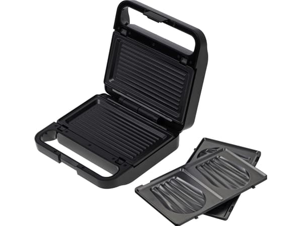 Adler Sandwich maker 2 i 1 | AD 3070b | 850 W | Antall plater 2 | Svart