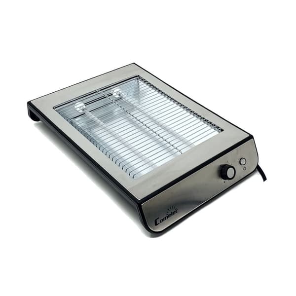 Brødrister COMELEC D230580 600 W Rustfritt stål Svart 600 W