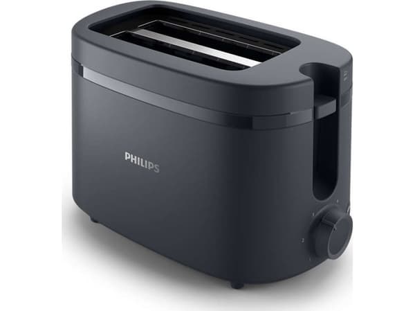 Philips 1000 series Essentials Collection HD2510/90 1000 series leivänpaahdin, 2 siivua, harmaa, napit, Niveau, käännös, Kiina, 2 vuotta, 650 W