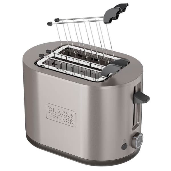 BLACK+DECKER Toaster 2 Slot Stainless Steel