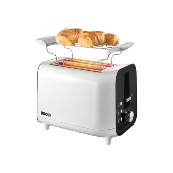UNOLD 38410 2-skiva brödrost - Vit - 800W - 2 platser